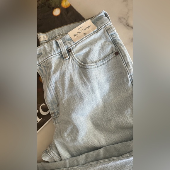 Abercrombie & fitch Mid rise the 90s straight jean size 31 short NWt - Picture 4 of 7